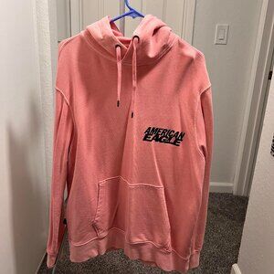 american eagle pink hoodie